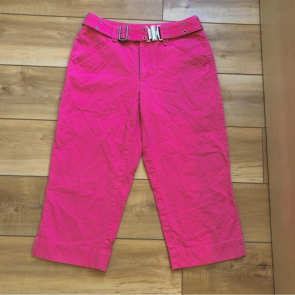 Y2K Vintage Pink Audra Pants with Belt by Liz Claiborne
